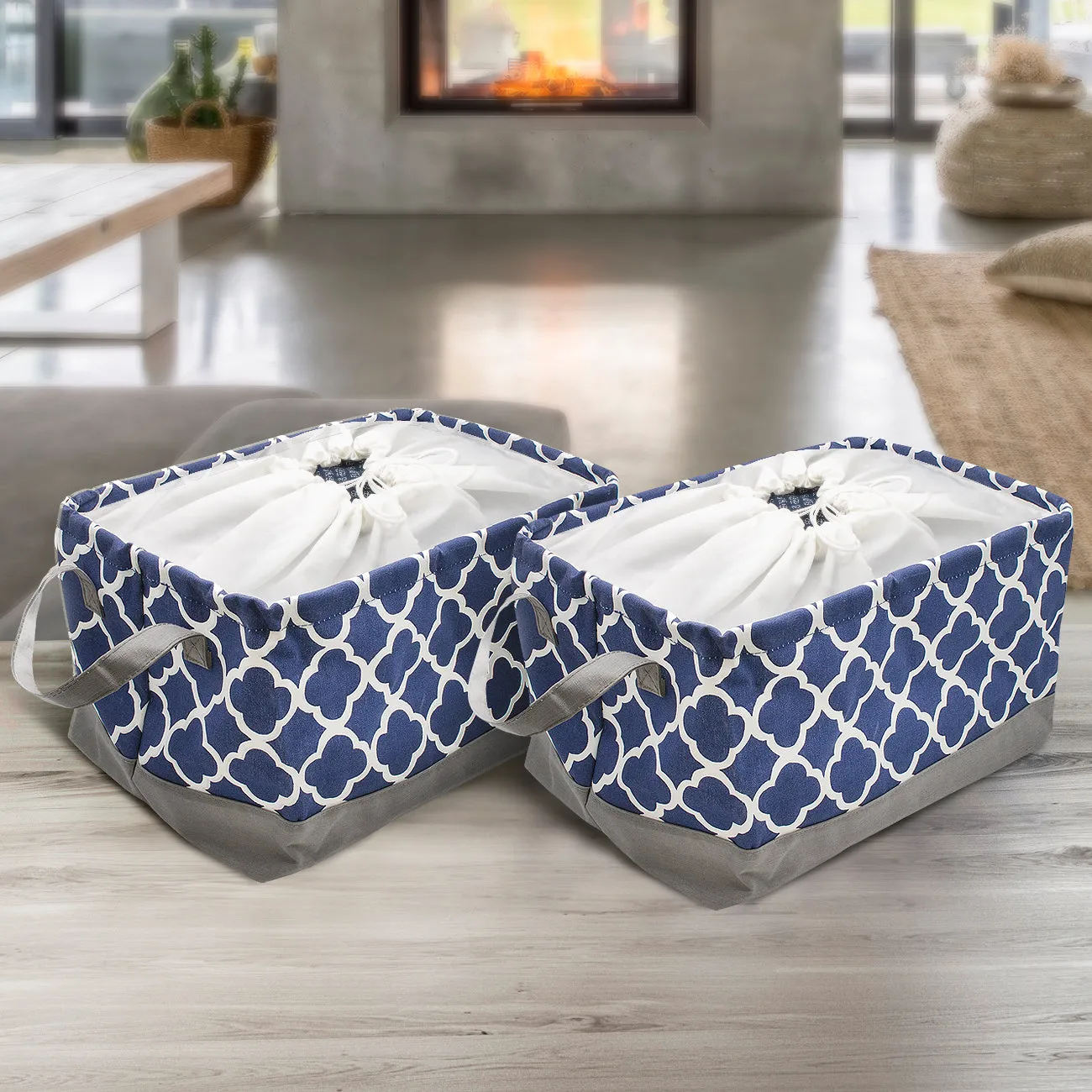 Storage Basket Bin Set (2 Pack)