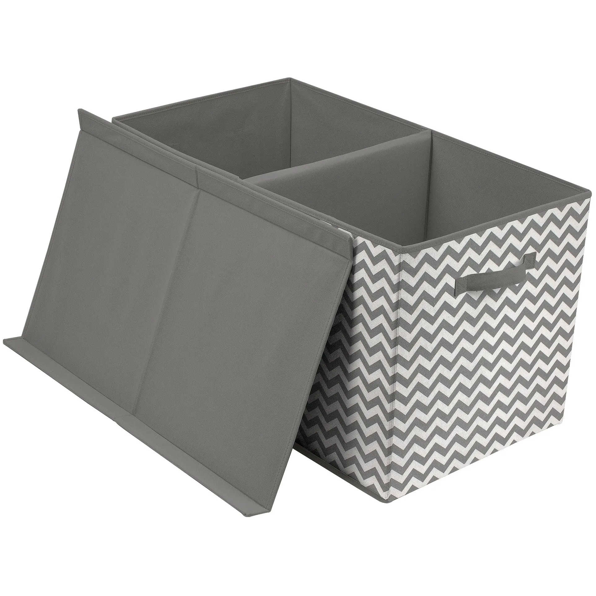 Storage Fabric Toy Chest (Chevron Pattern)
