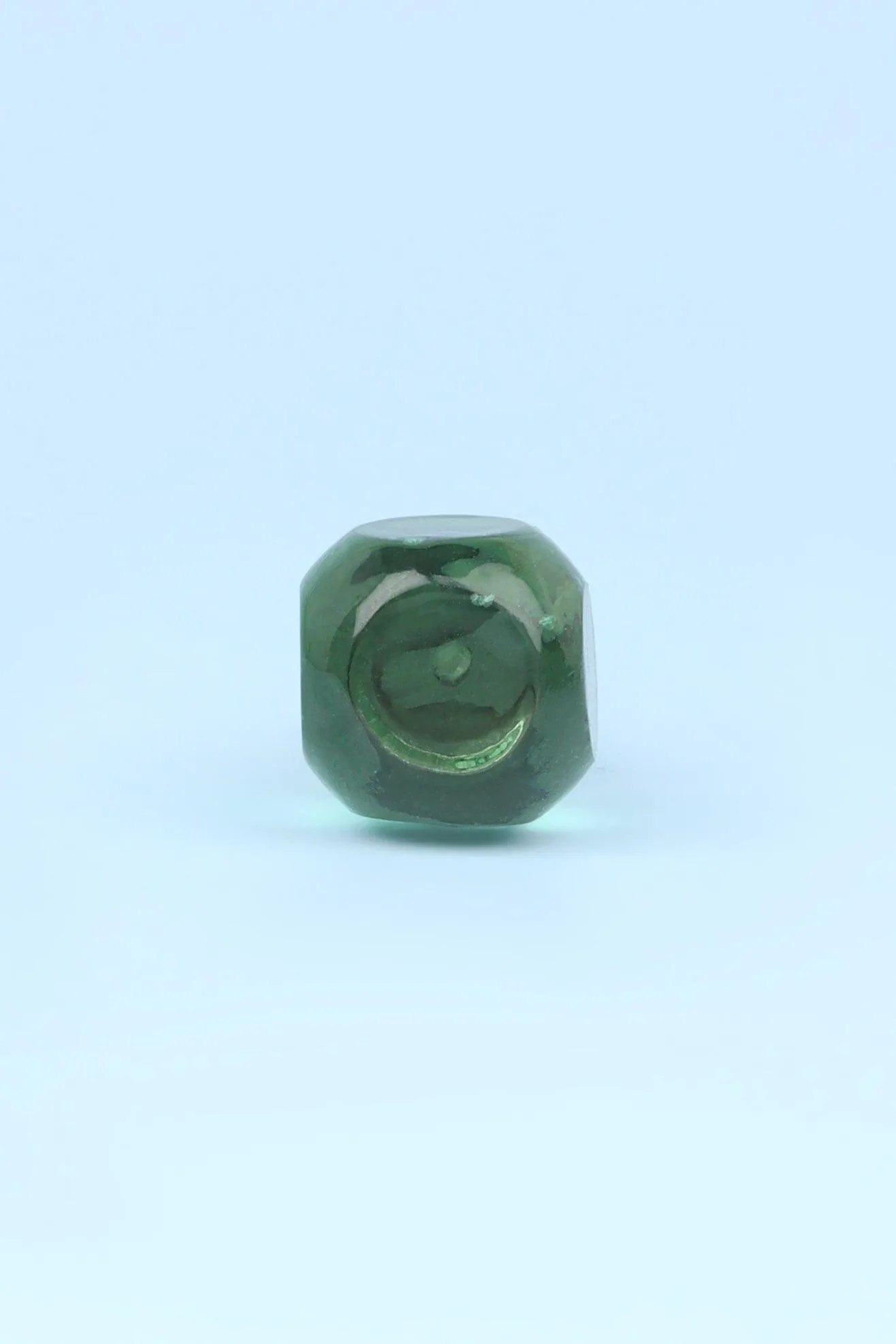 Stylish Aqua Inspired Dice Cube Glass Cabinet Door Pull Knobs