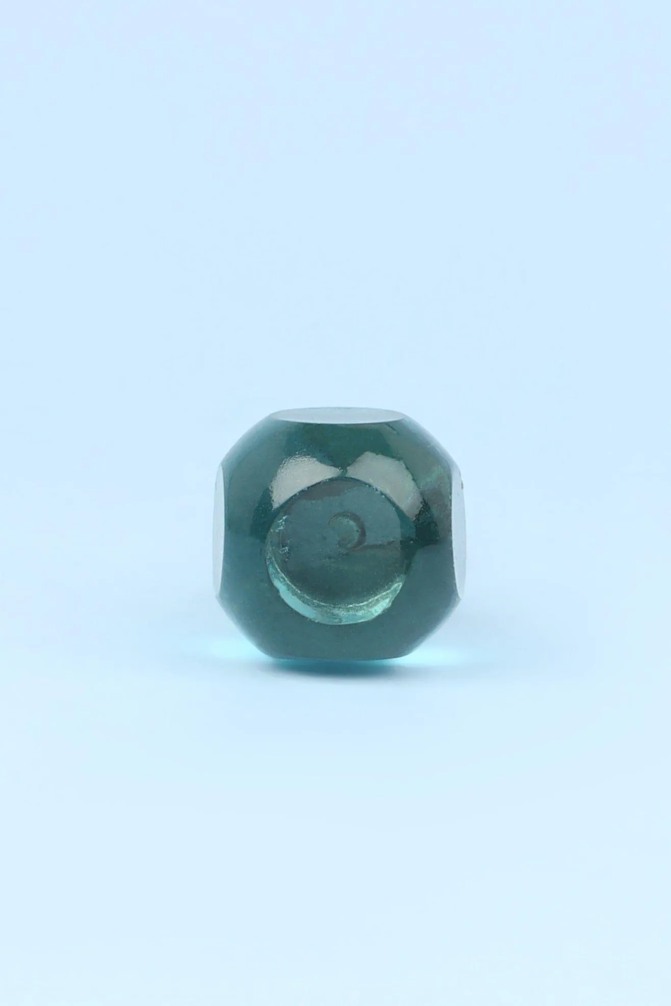 Stylish Aqua Inspired Dice Cube Glass Cabinet Door Pull Knobs