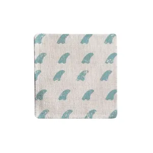 Surf Fins Fabric Coaster