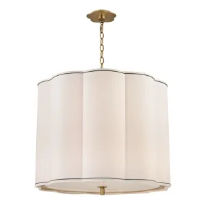 Sweeny 25 in. 5 Lights Chandelier Antique Brass Finish