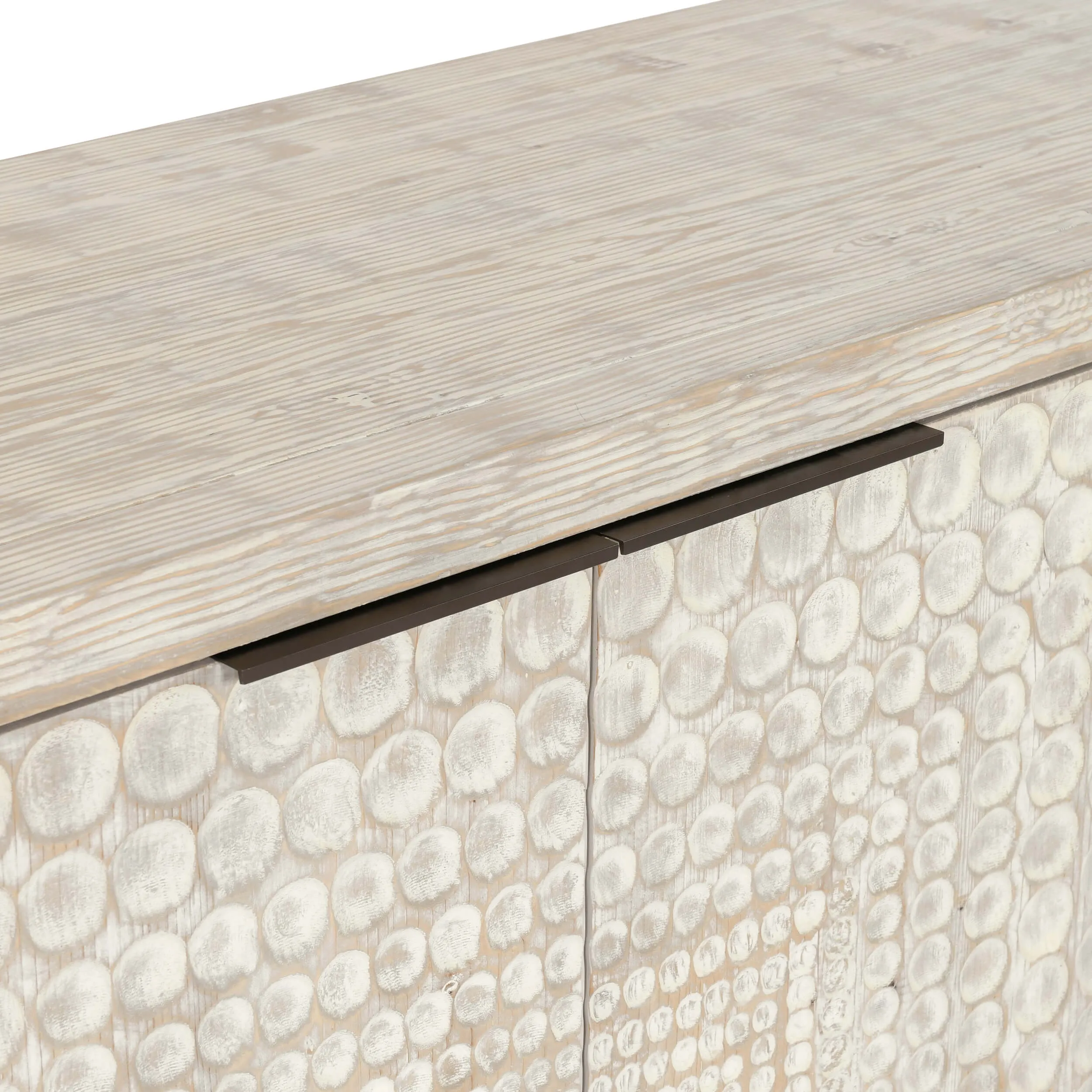 Tafari 4 Door Cabinet, Timeworn Cream