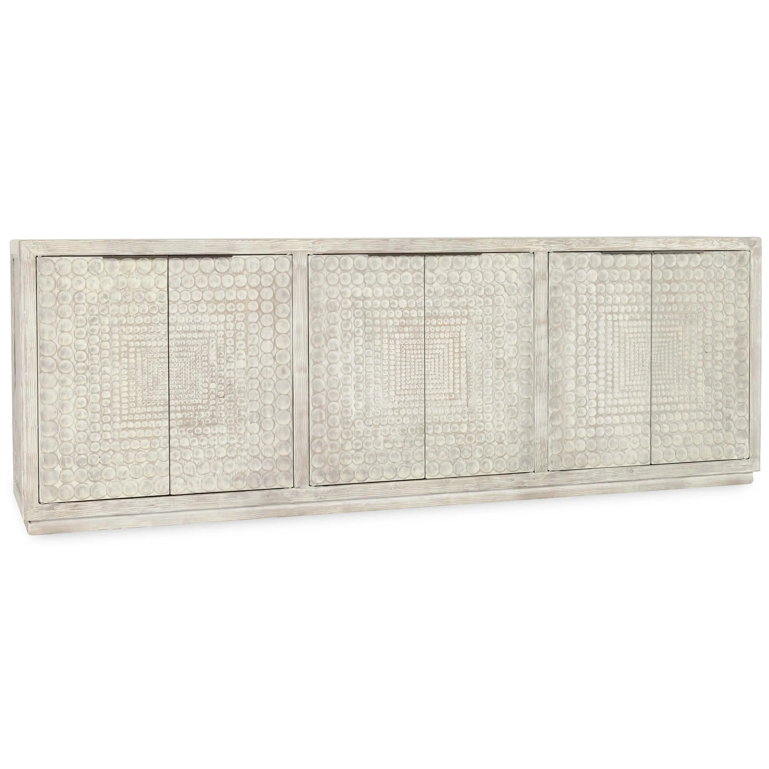 Tafari 4 Door Cabinet, Timeworn Cream