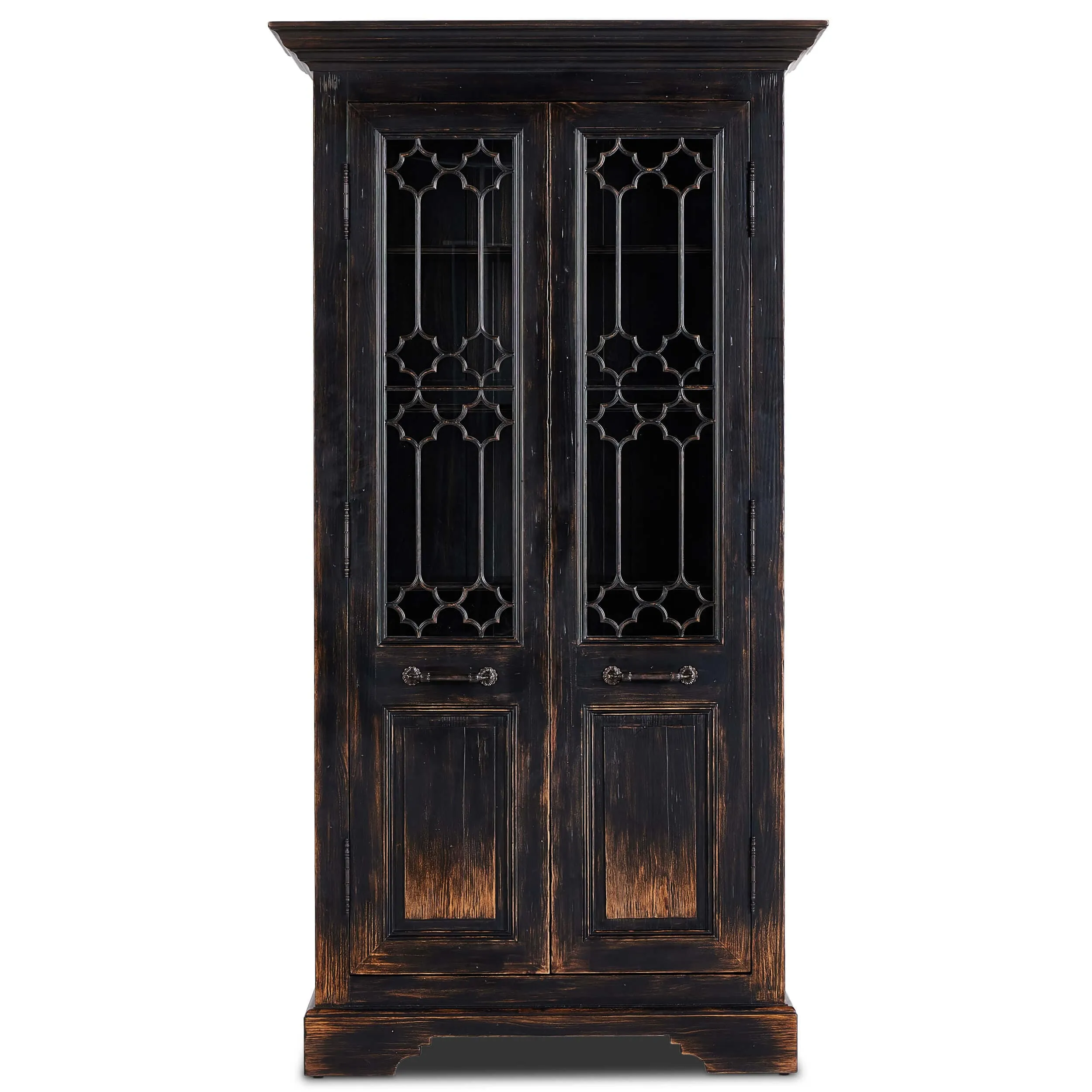 The Johnny Walker Doors Cabinet, Distressed Black