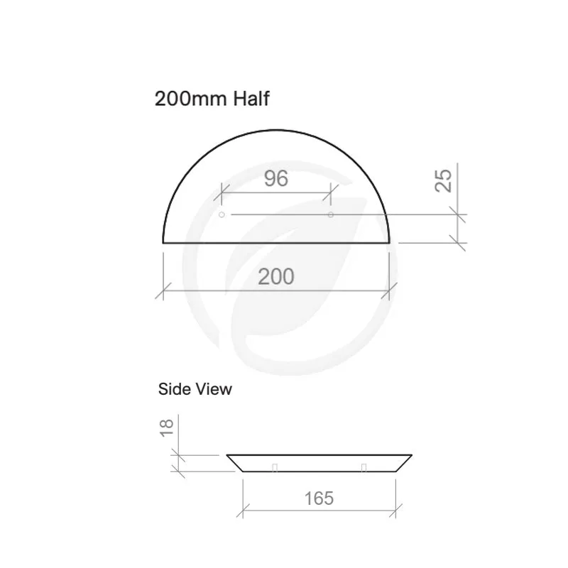 Timberline Half Disc Handle