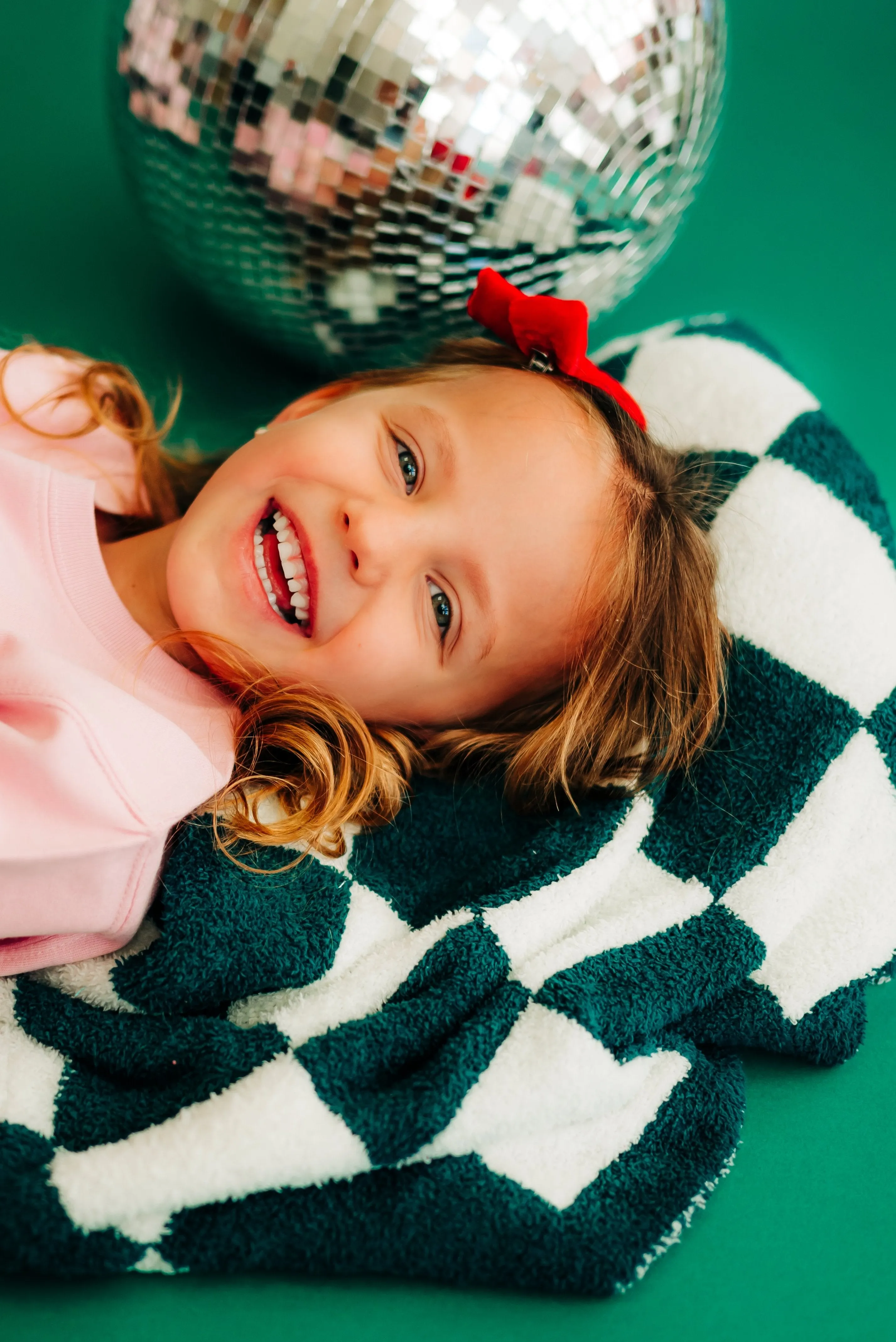 Toddler/Child - Checker Blanket - LMSS® Exclusive - Custom Embroidered Name
