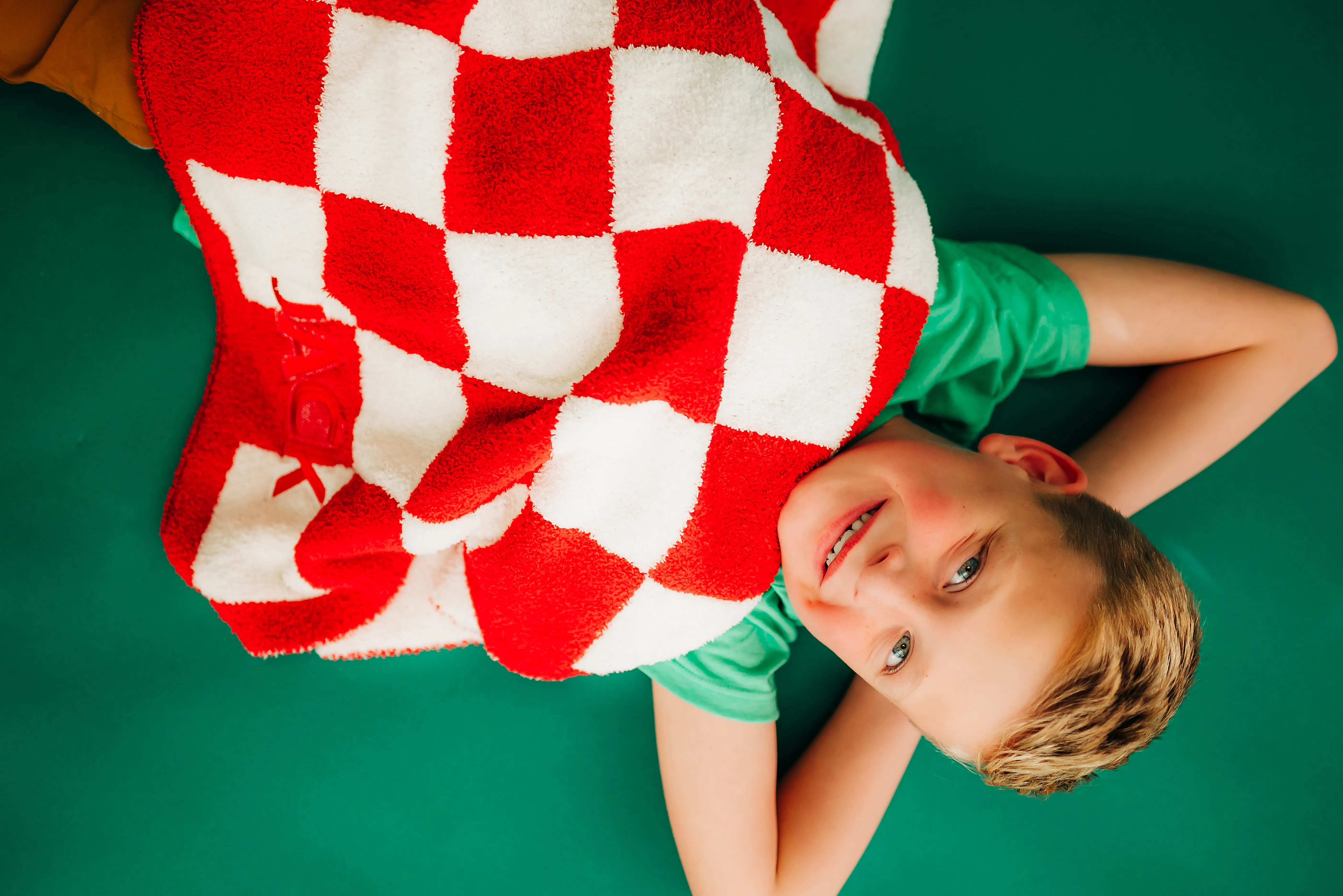 Toddler/Child - Checker Blanket - LMSS® Exclusive - Custom Embroidered Name