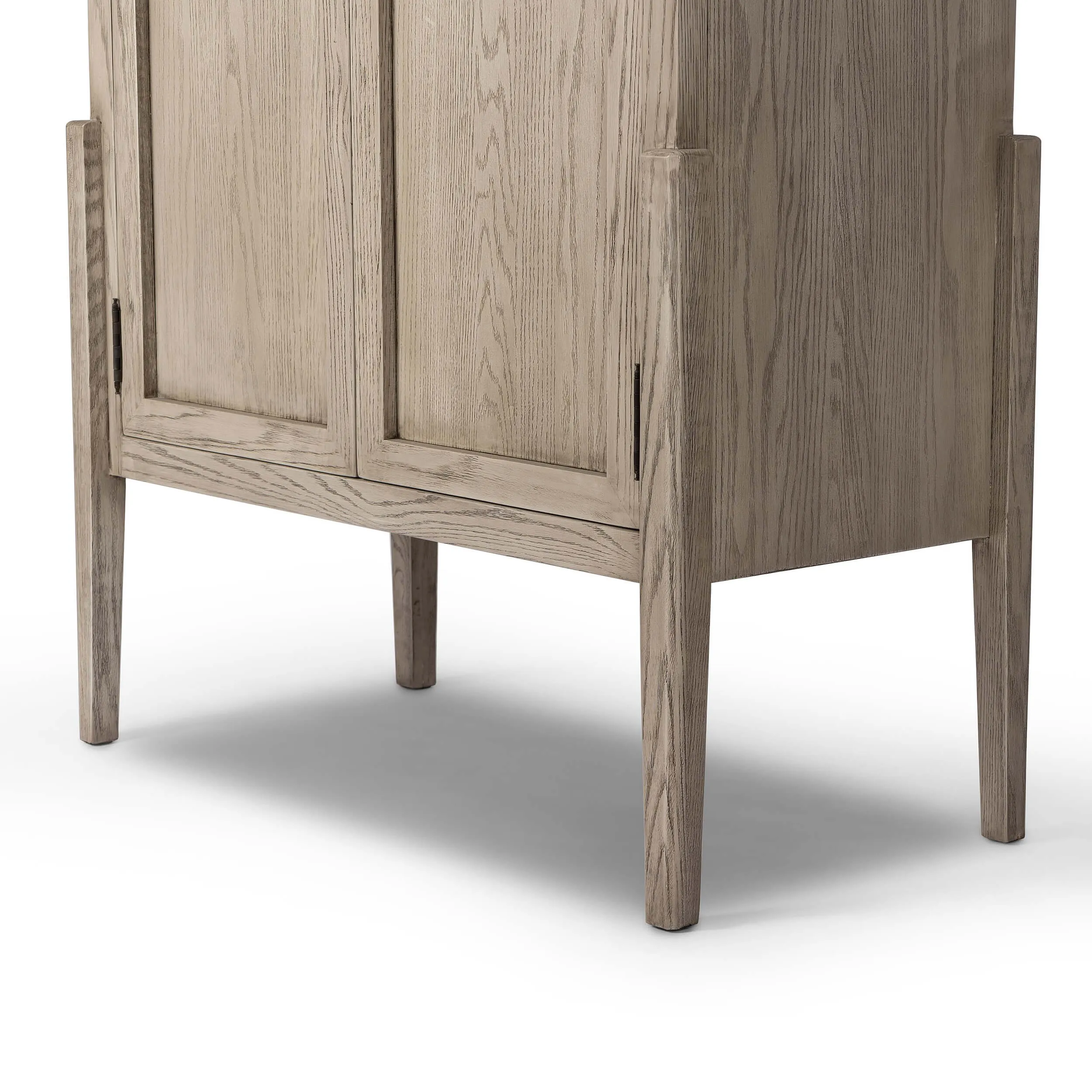 Tolle Panel Door Cabinet, Rustic White