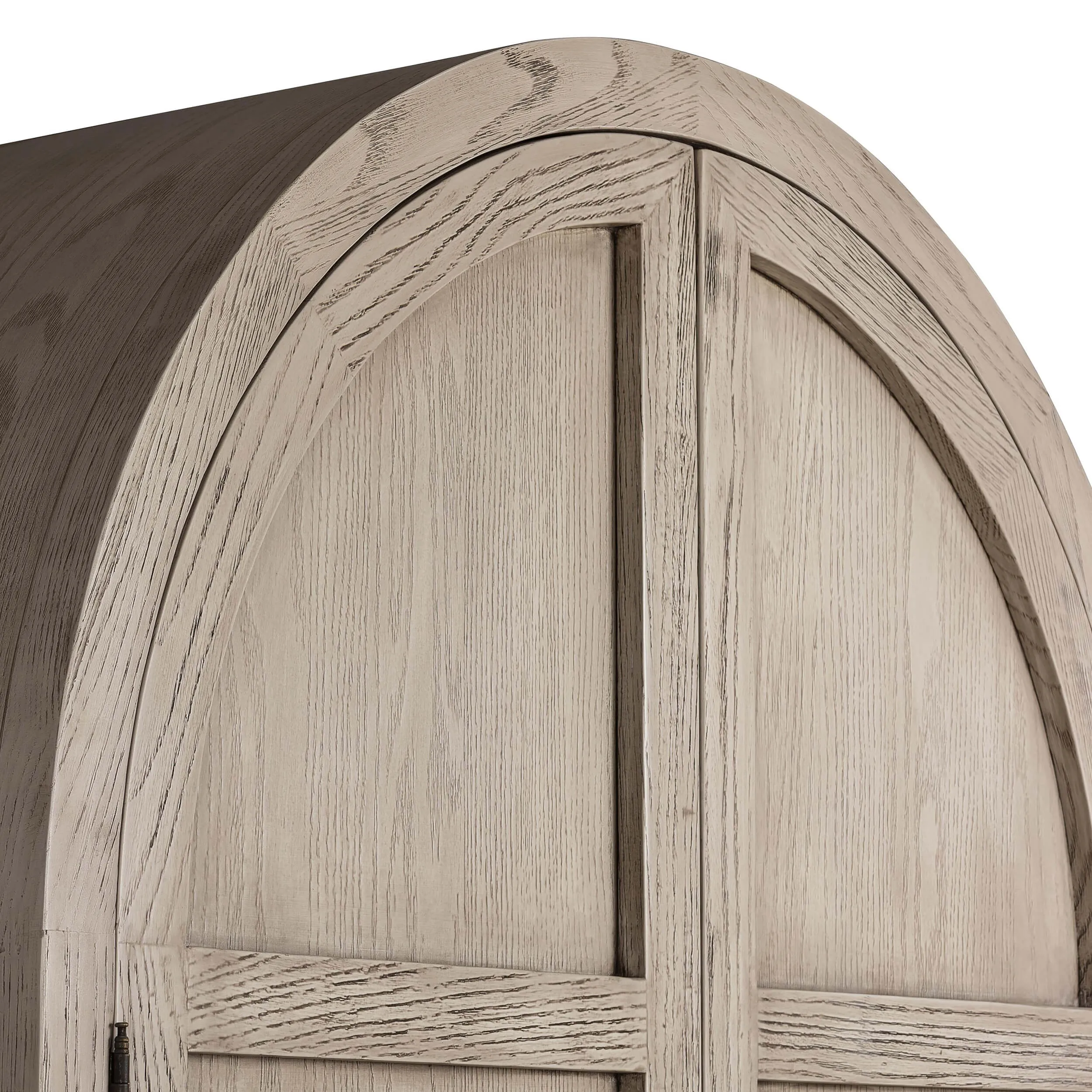 Tolle Panel Door Cabinet, Rustic White