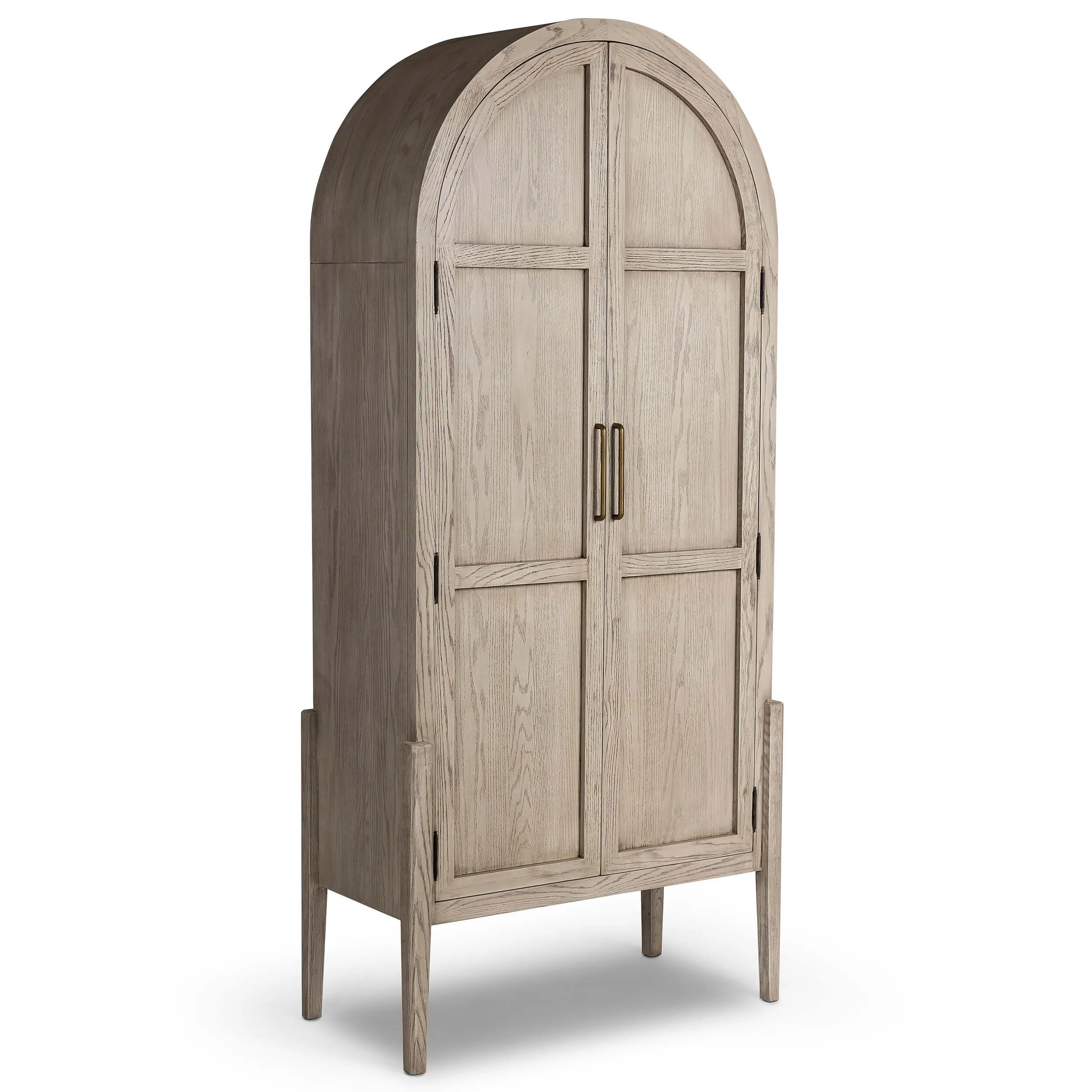 Tolle Panel Door Cabinet, Rustic White