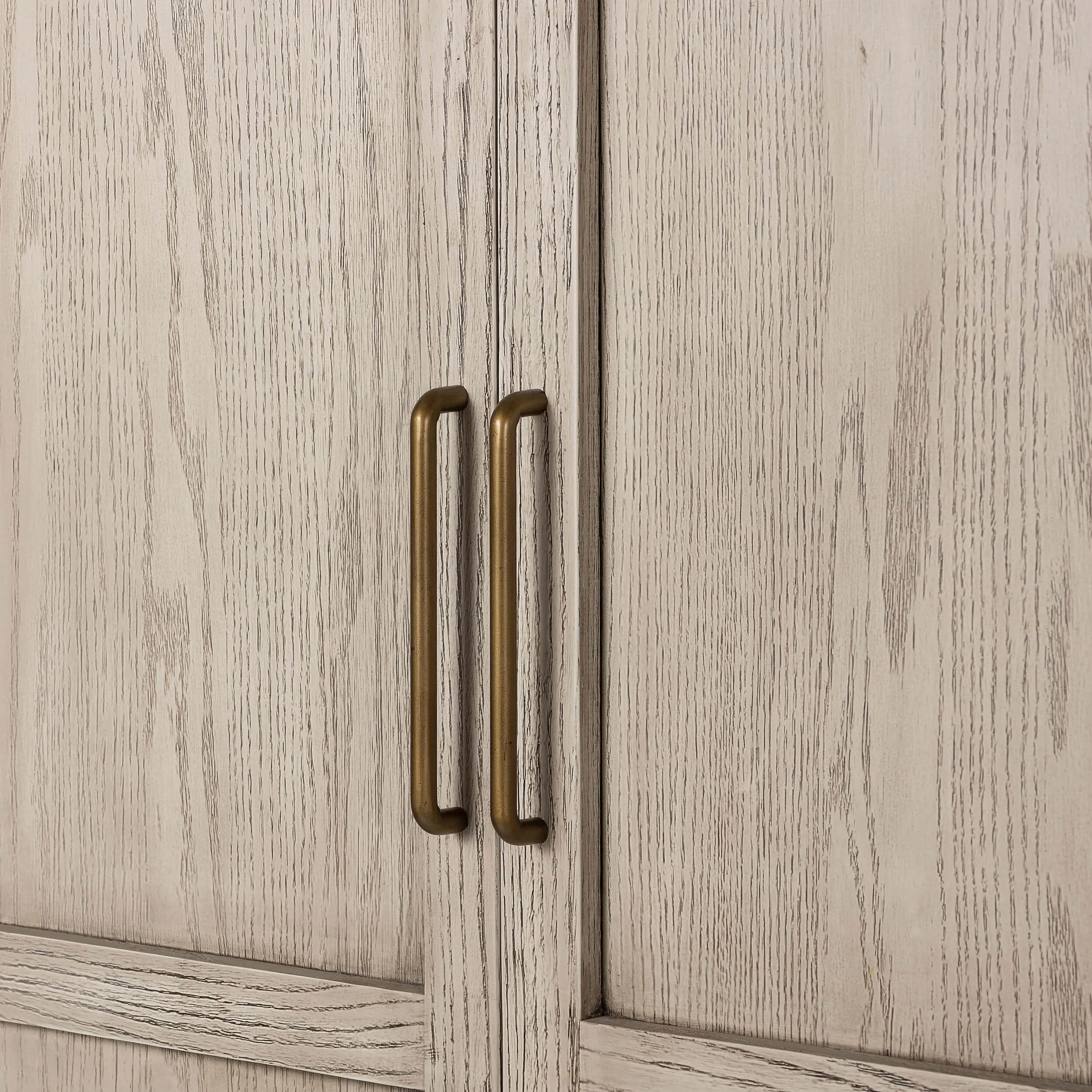 Tolle Panel Door Cabinet, Rustic White