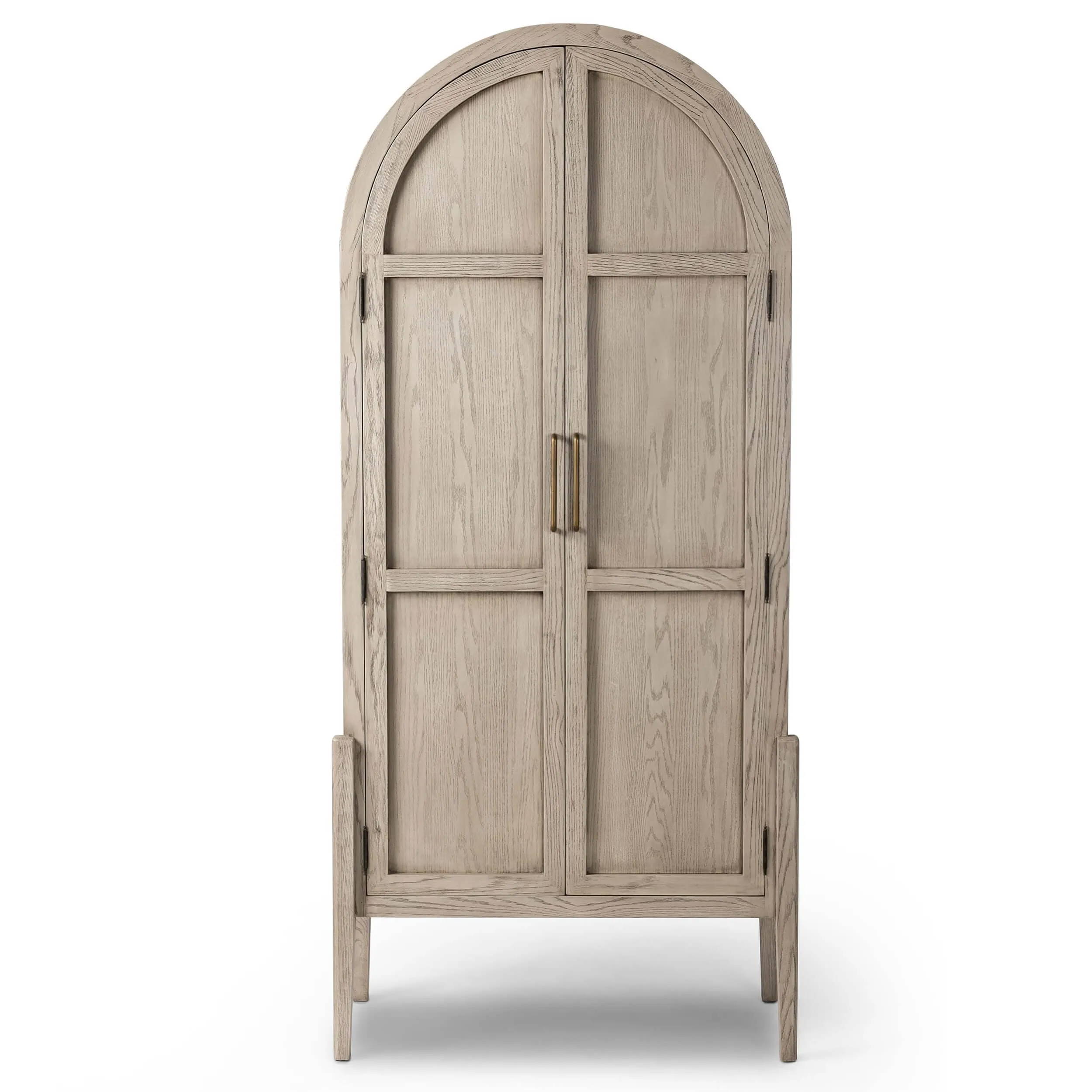 Tolle Panel Door Cabinet, Rustic White