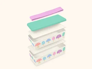 Totally Toadstool Pastel Snack Size Bento Box