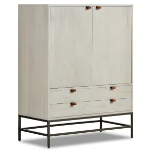 Trey Bar Cabinet, Dove Poplar