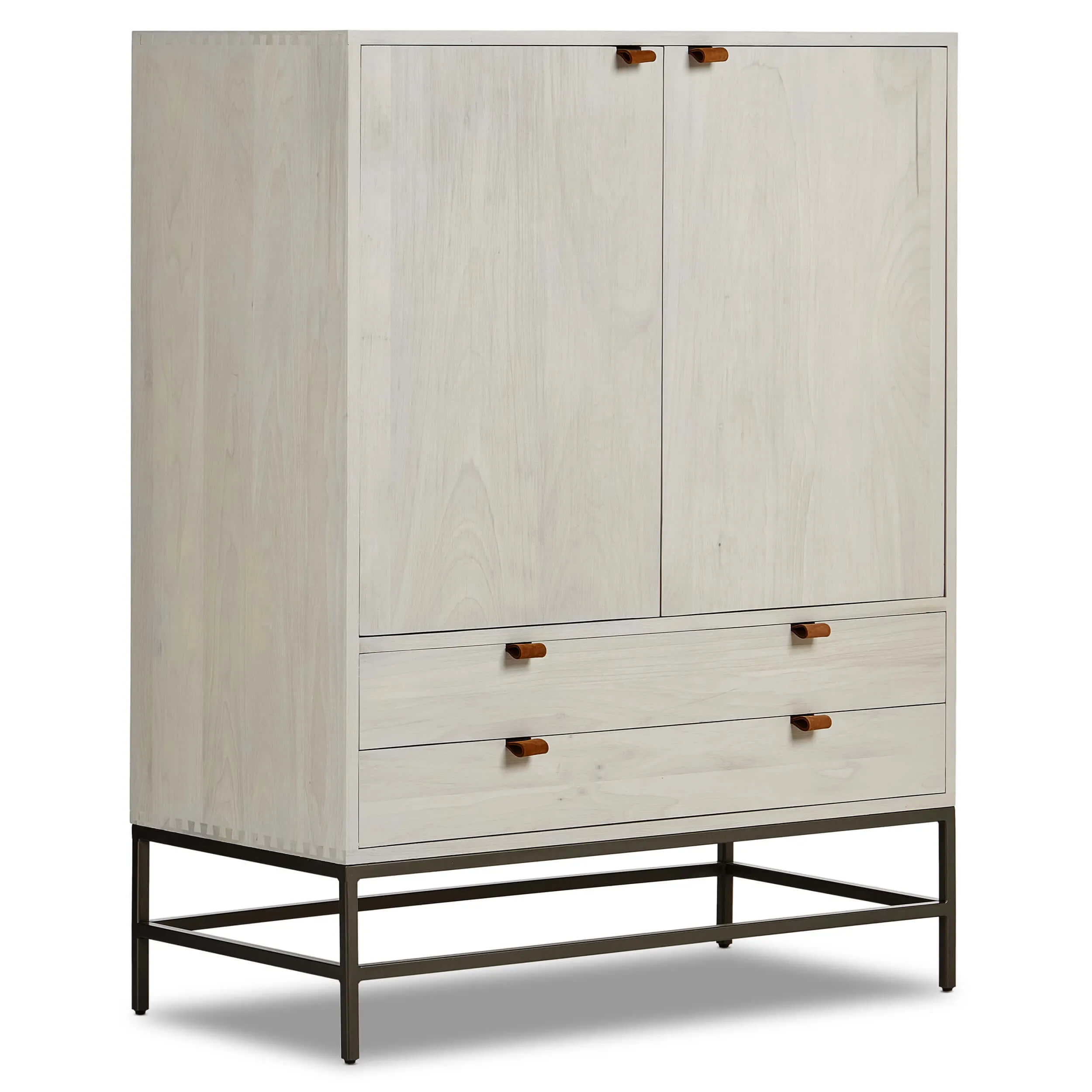 Trey Bar Cabinet, Dove Poplar