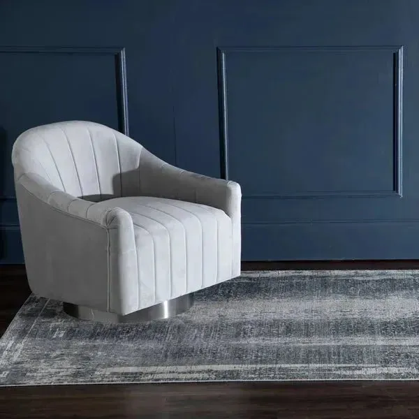 Tryst RG077 131 Milan Grey Rug