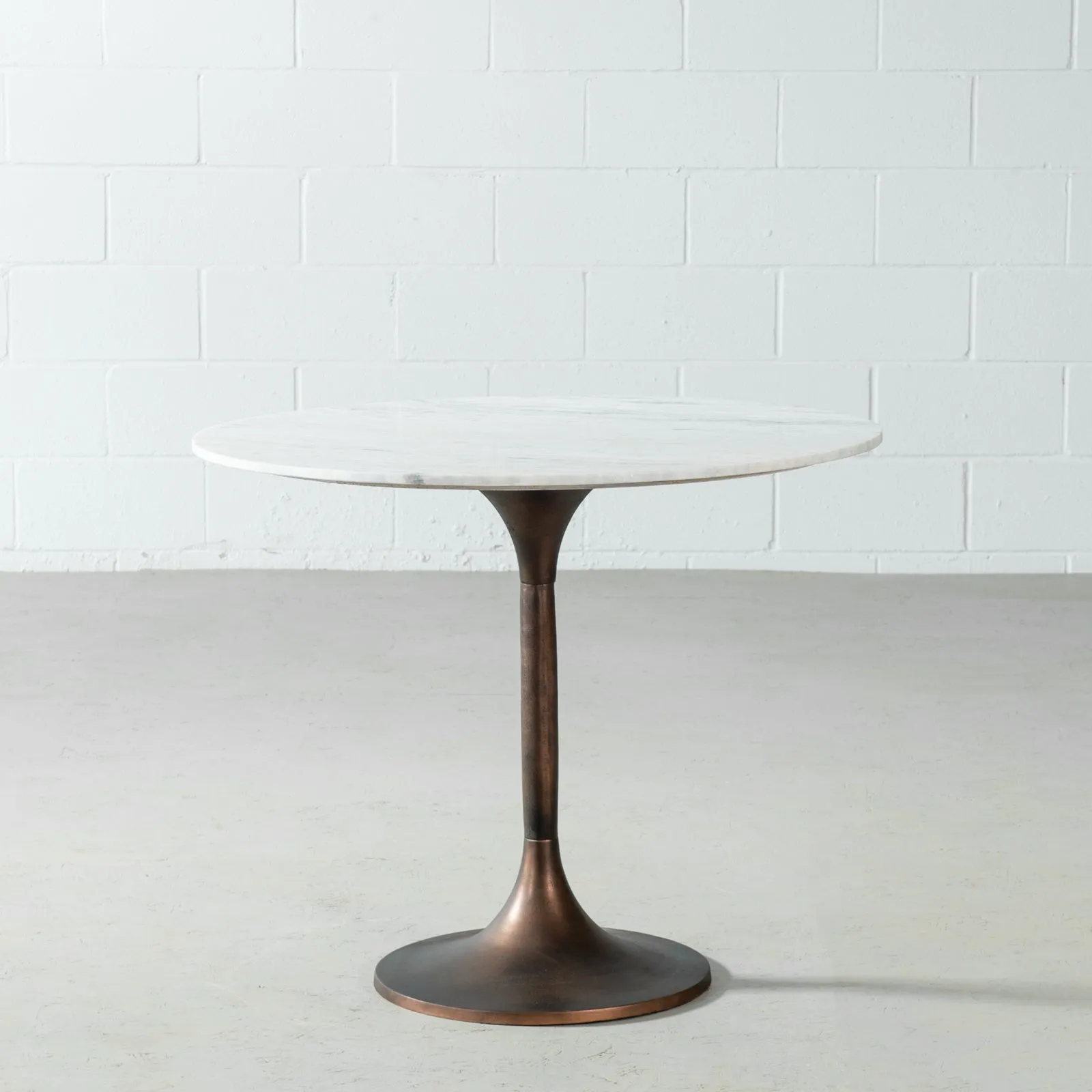 TULIP - Marble Dining Table (74 cm   90 cm)