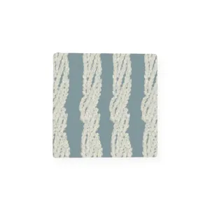 Twisted Pikake Lei Ceramic Coaster