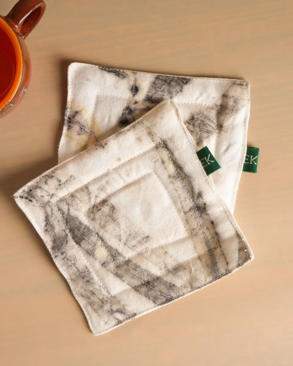 Upcycled Hemp Coasters (Set of 2)