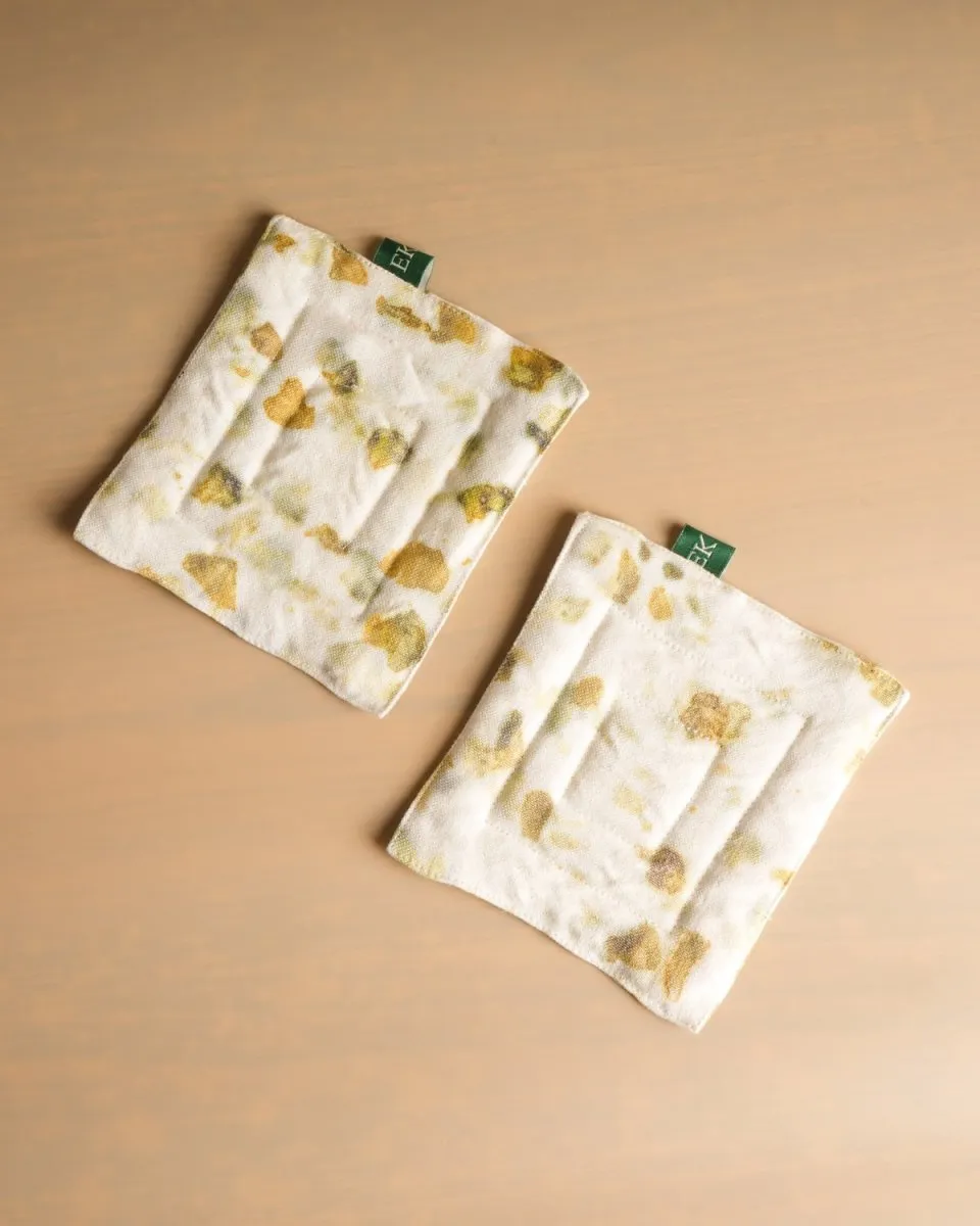 Upcycled Hemp Coasters (Set of 2)