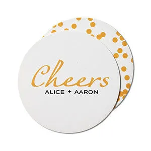 Veuve Clicquot Confetti Cheers Coasters