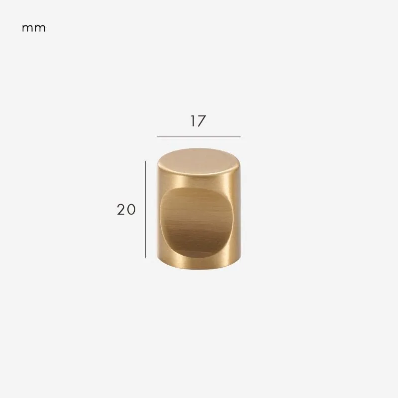 VIA Solid Brass Knob