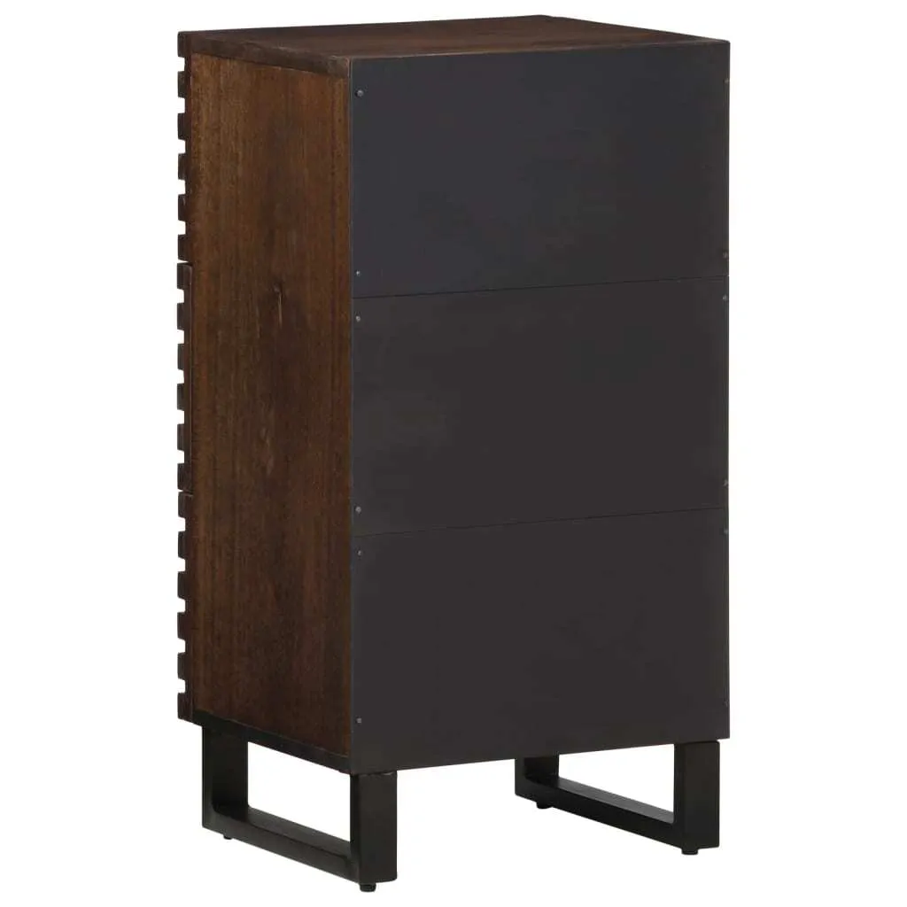 vidaXL Sideboard Brown 40x34x75 cm Solid Wood Mango