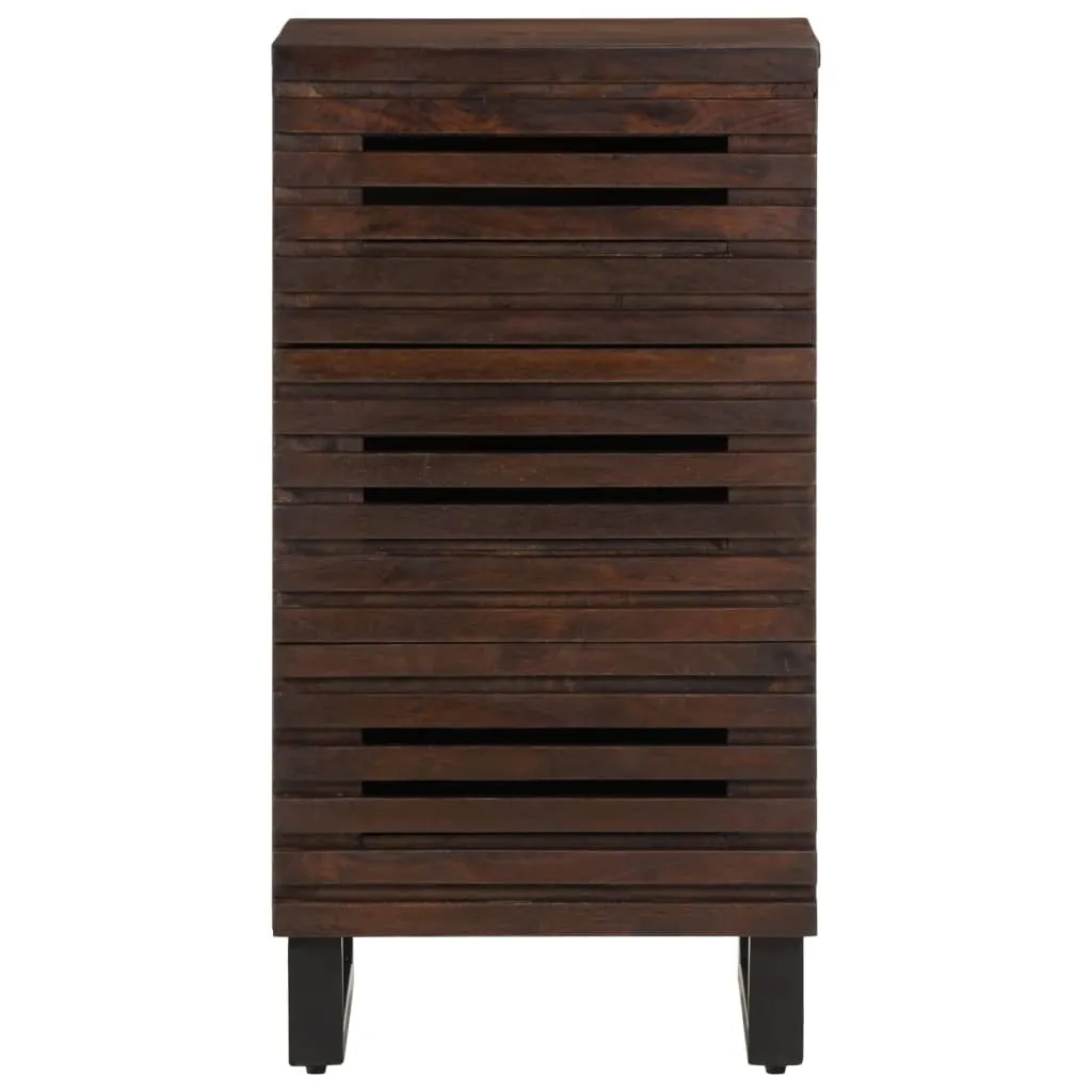 vidaXL Sideboard Brown 40x34x75 cm Solid Wood Mango