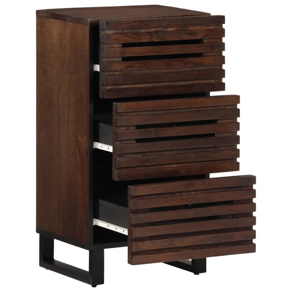 vidaXL Sideboard Brown 40x34x75 cm Solid Wood Mango