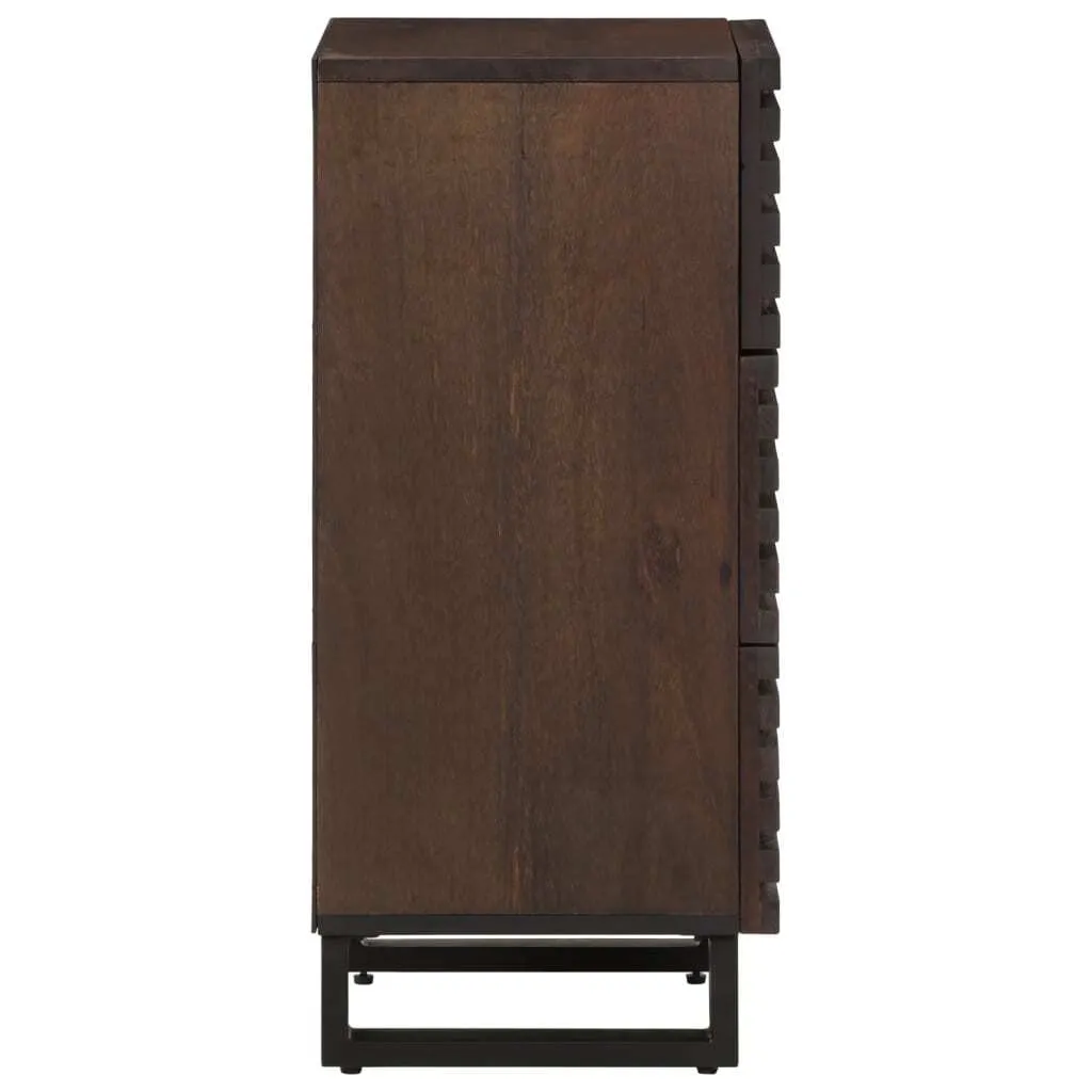 vidaXL Sideboard Brown 40x34x75 cm Solid Wood Mango