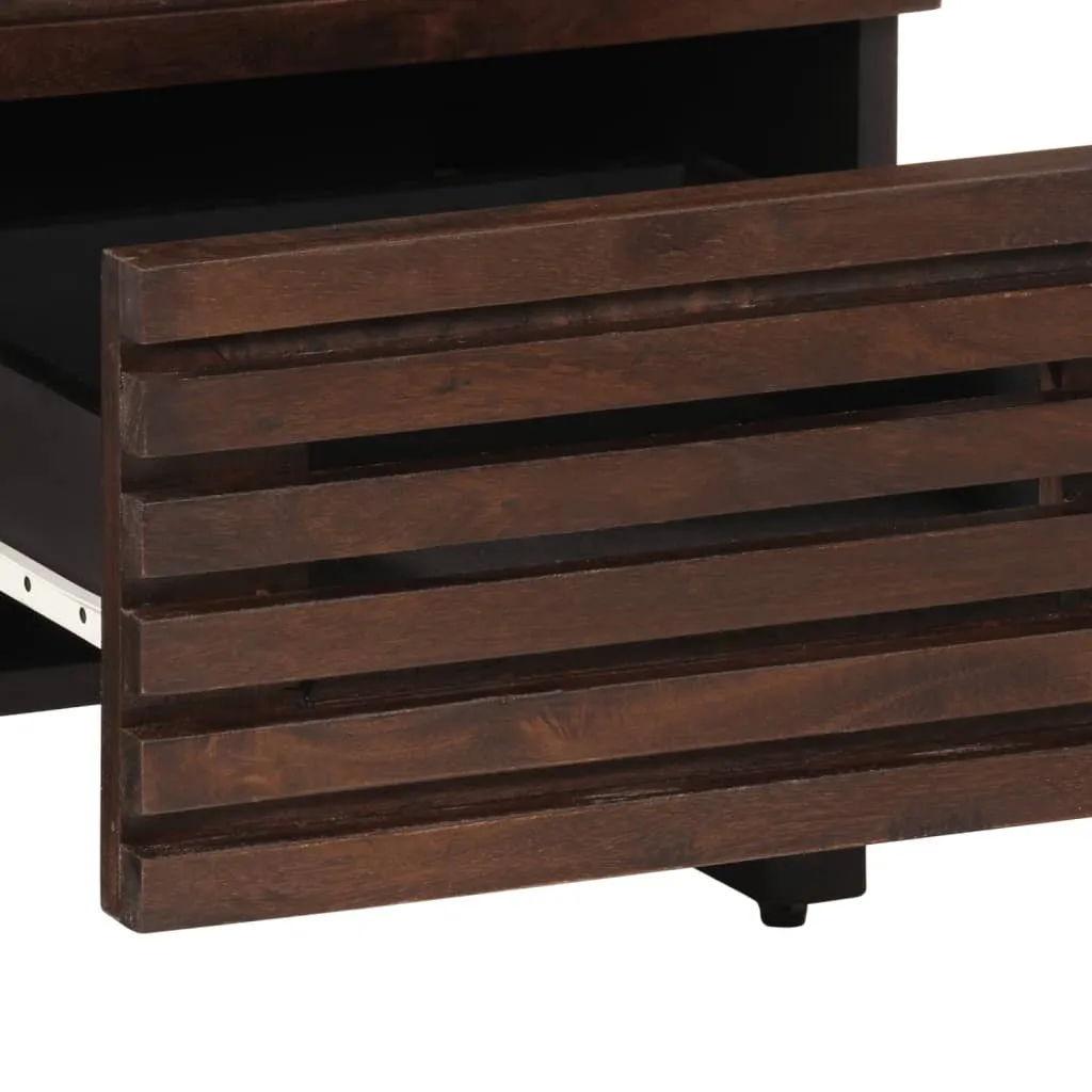 vidaXL Sideboard Brown 40x34x75 cm Solid Wood Mango