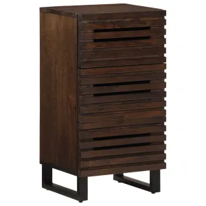 vidaXL Sideboard Brown 40x34x75 cm Solid Wood Mango