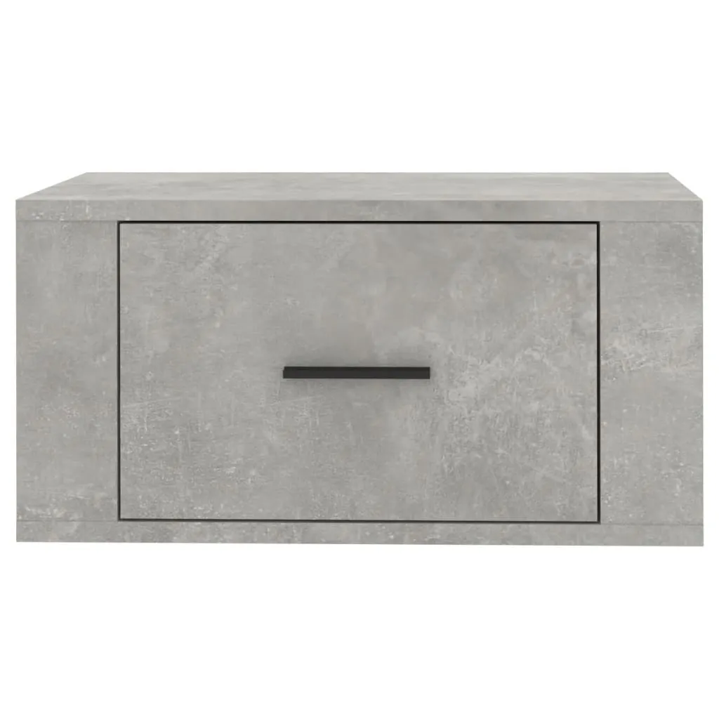 Wall-mounted Bedside Cabinets 2 pcs Concrete Grey 50x36x25 cm