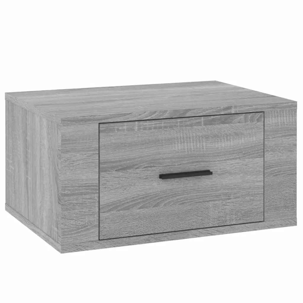 Wall-mounted Bedside Cabinets 2 pcs Grey Sonoma 50x36x25 cm