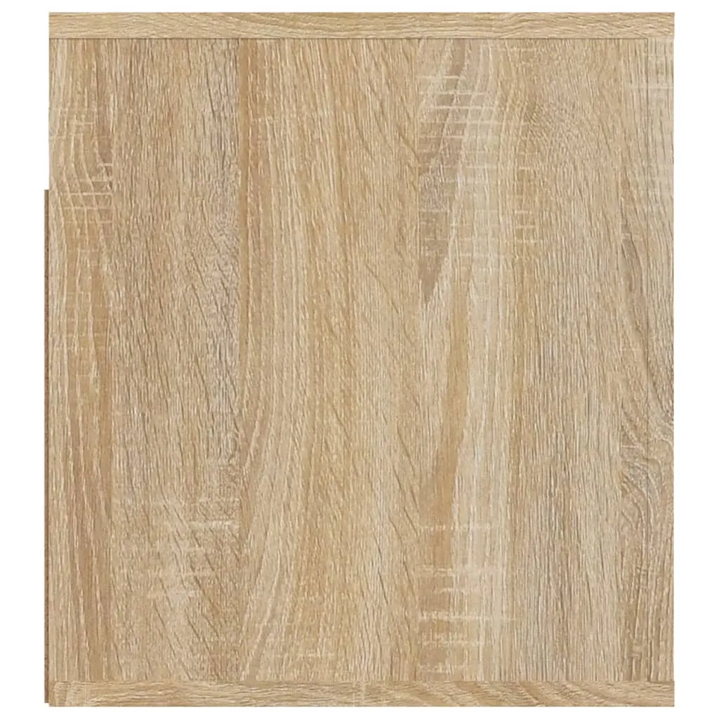 Wall-mounted Bedside Cabinets 2 pcs Sonoma Oak 50x36x40 cm