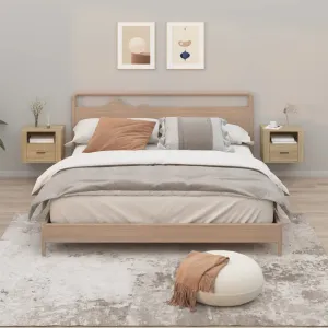 Wall-mounted Bedside Cabinets 2 pcs Sonoma Oak 50x36x40 cm