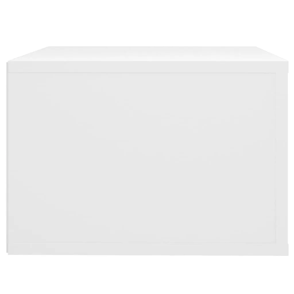 Wall-mounted Bedside Cabinets 2 pcs White 50x36x25 cm