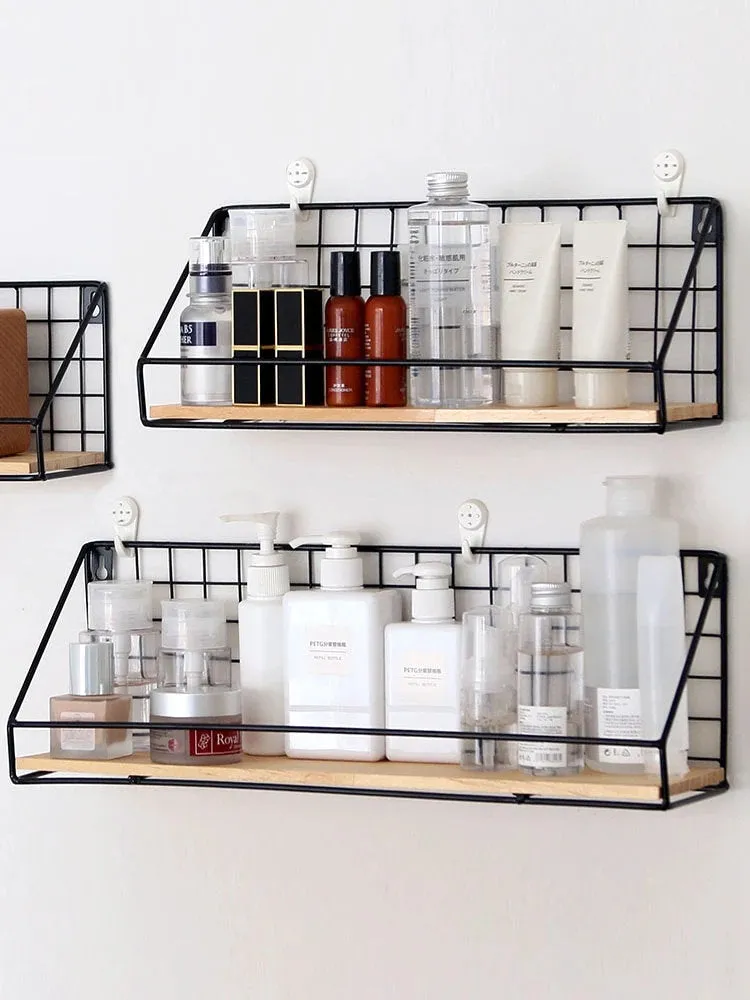 Wall Mounted Shelf , Wooden Newspaper Magazine Rack, Wire Hanging File Holder, Office Organization, Mom Gift, Home Decor, Storage