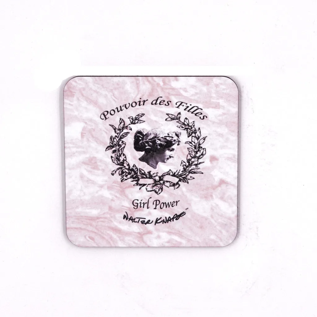 Walter Knabe Coaster Set GIRL POWER