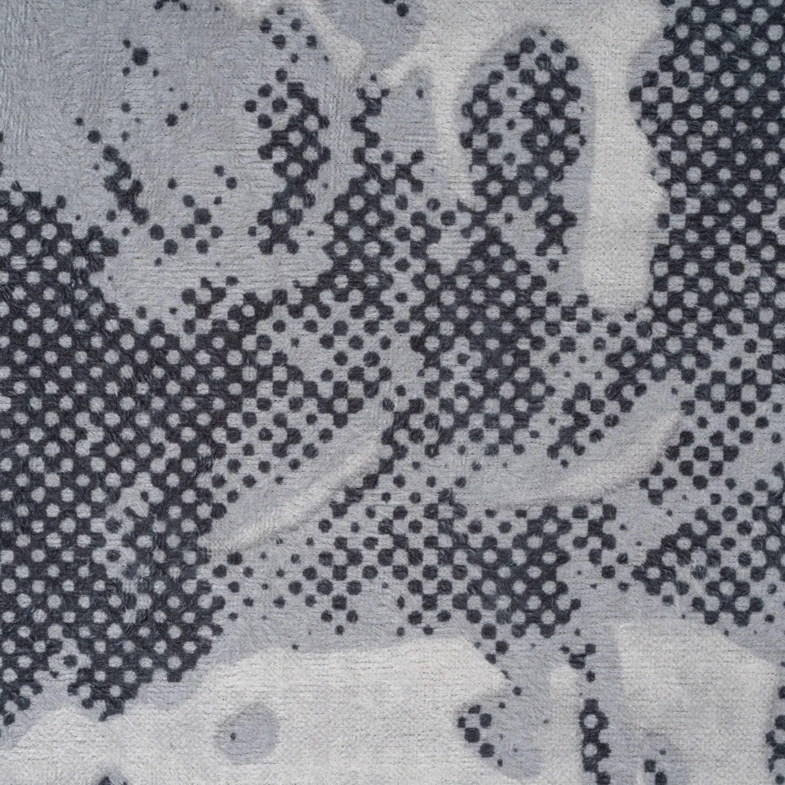 Washable Grey Tone Distressed Area Rug - Thea