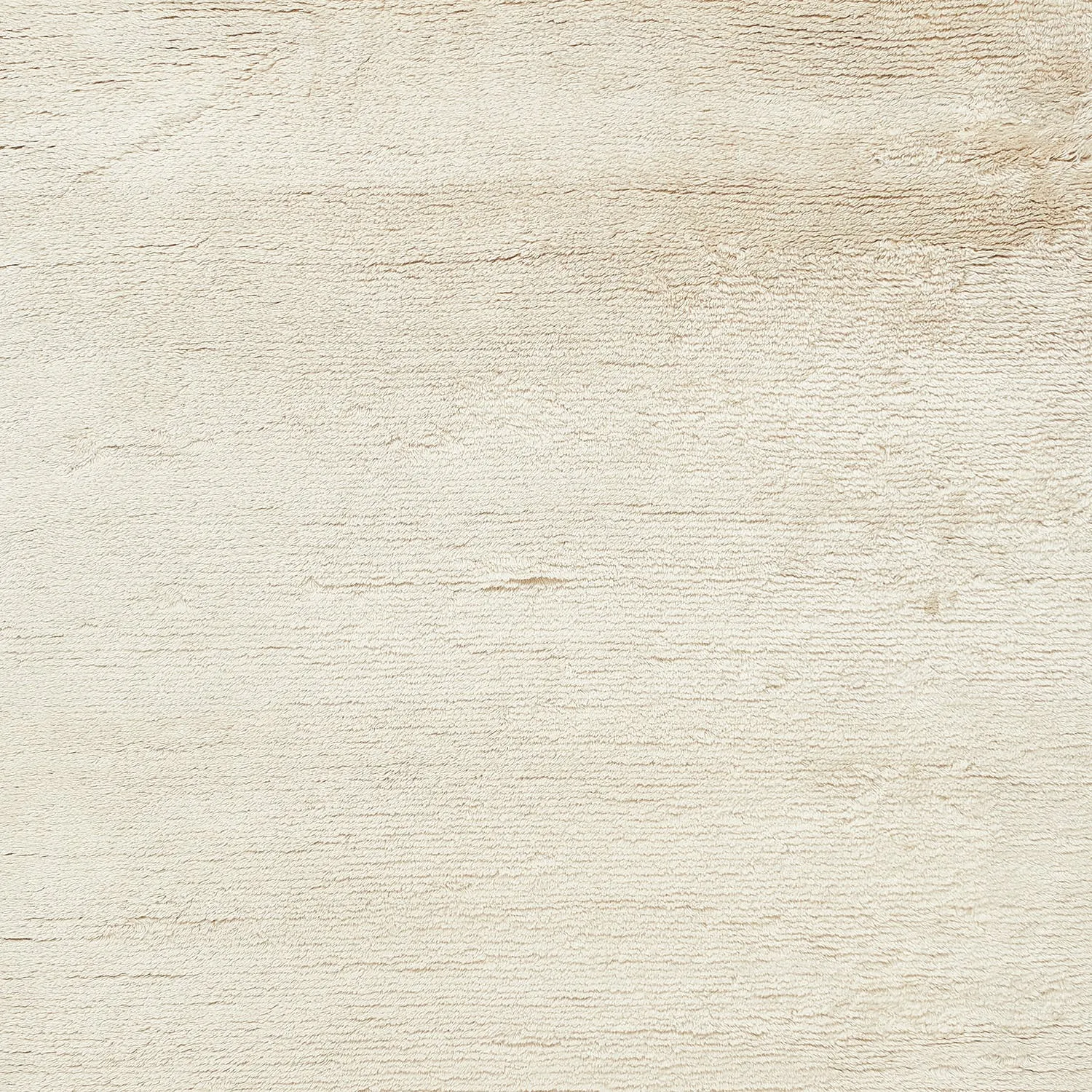 White Textured Cashmere and Wool Rug - 6' x 9'