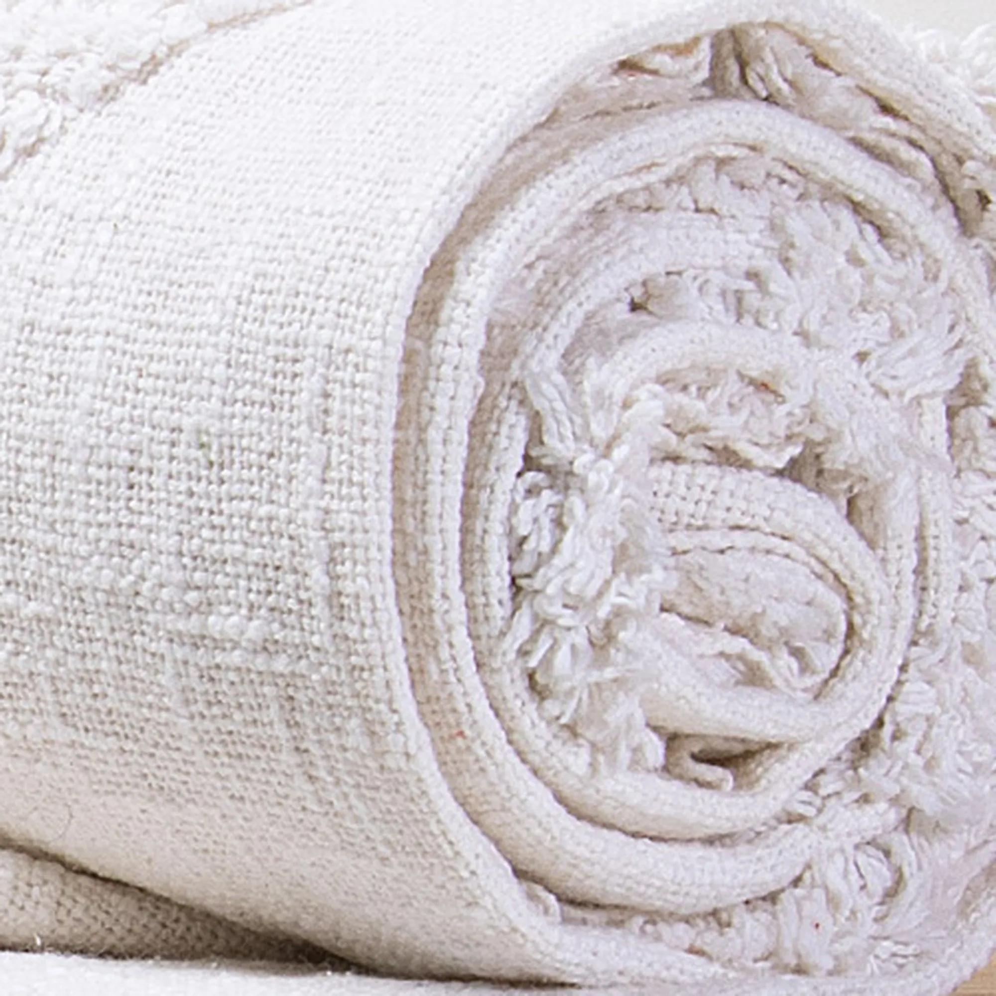 White Tufted Throw Blankets For Couch Decor