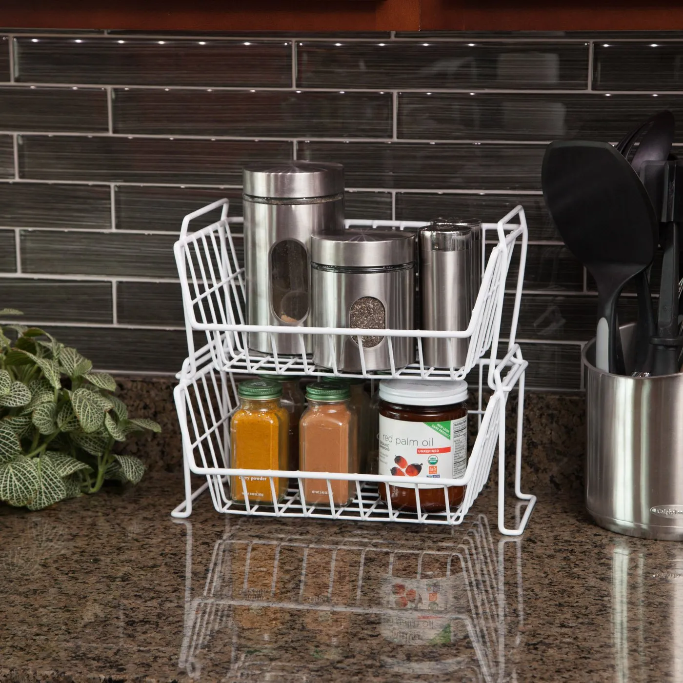Wire Stacking Storage Basket - Small