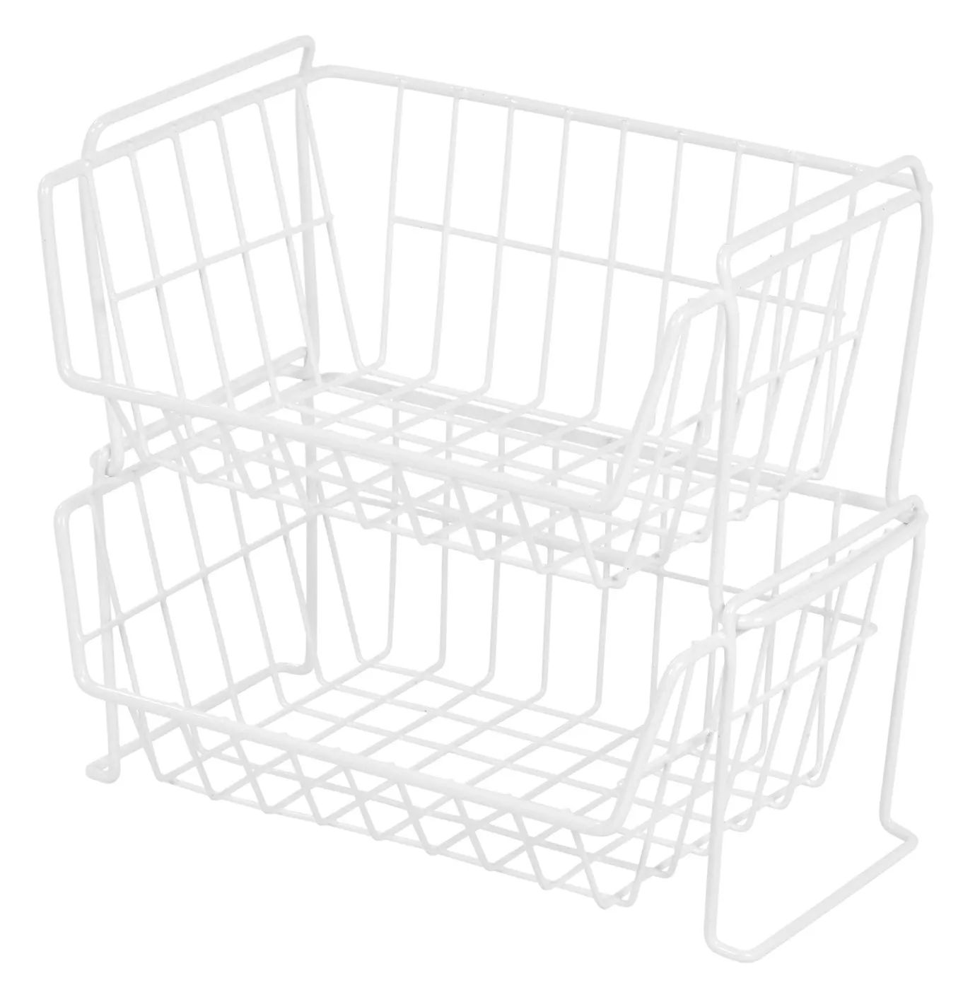 Wire Stacking Storage Basket - Small