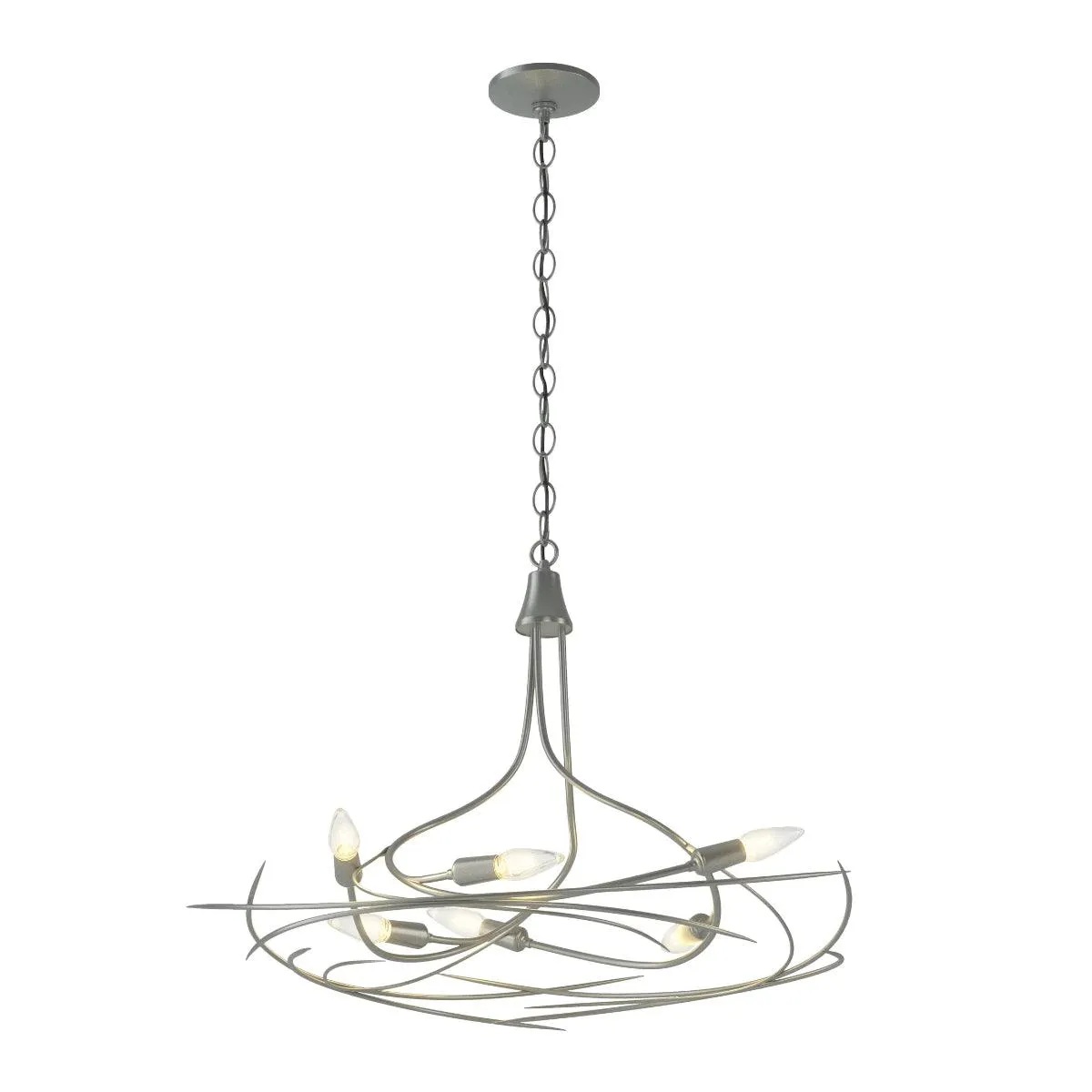 Wisp 29 in. 6 Lights Chandelier