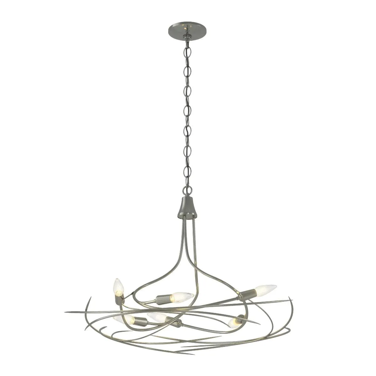 Wisp 29 in. 6 Lights Chandelier