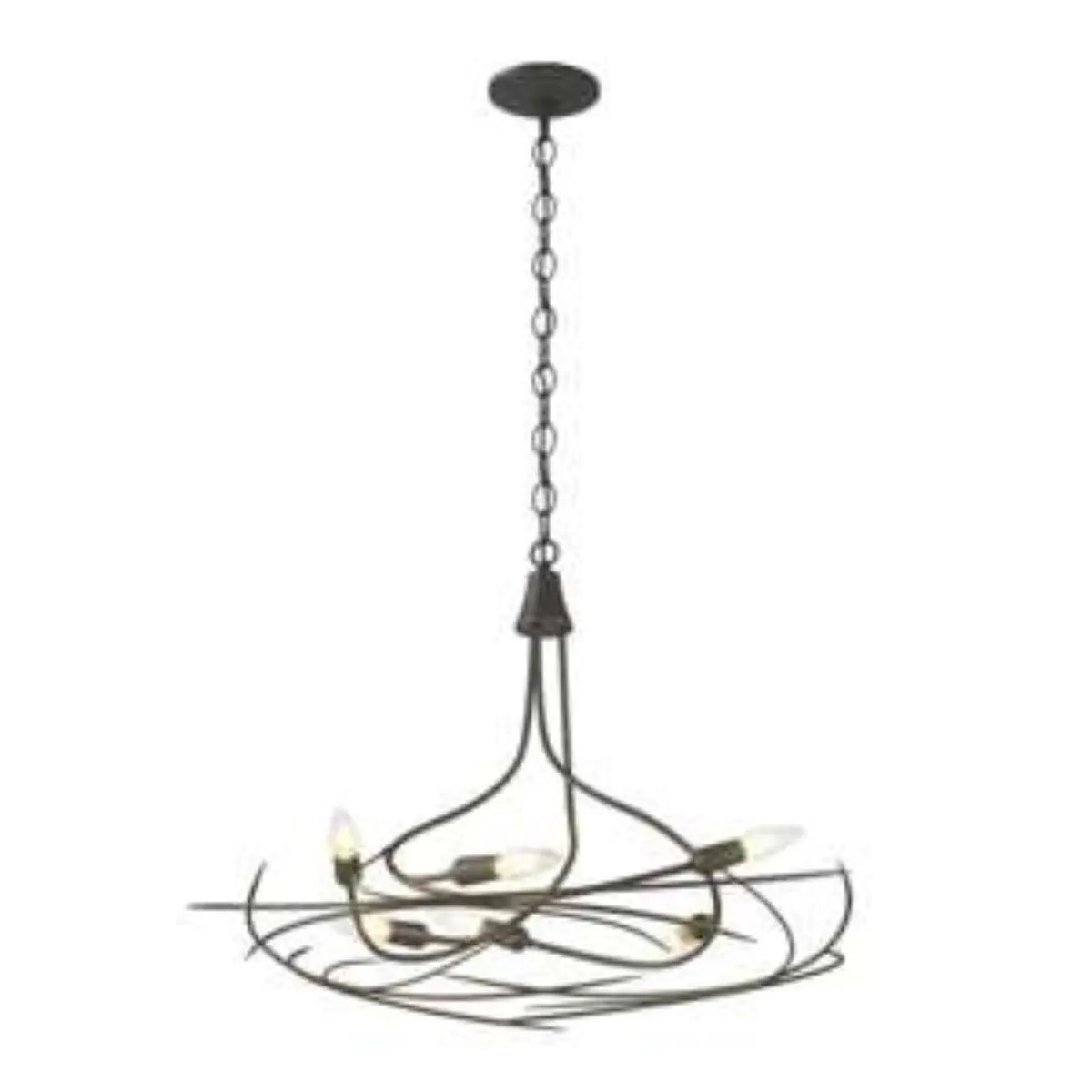 Wisp 29 in. 6 Lights Chandelier
