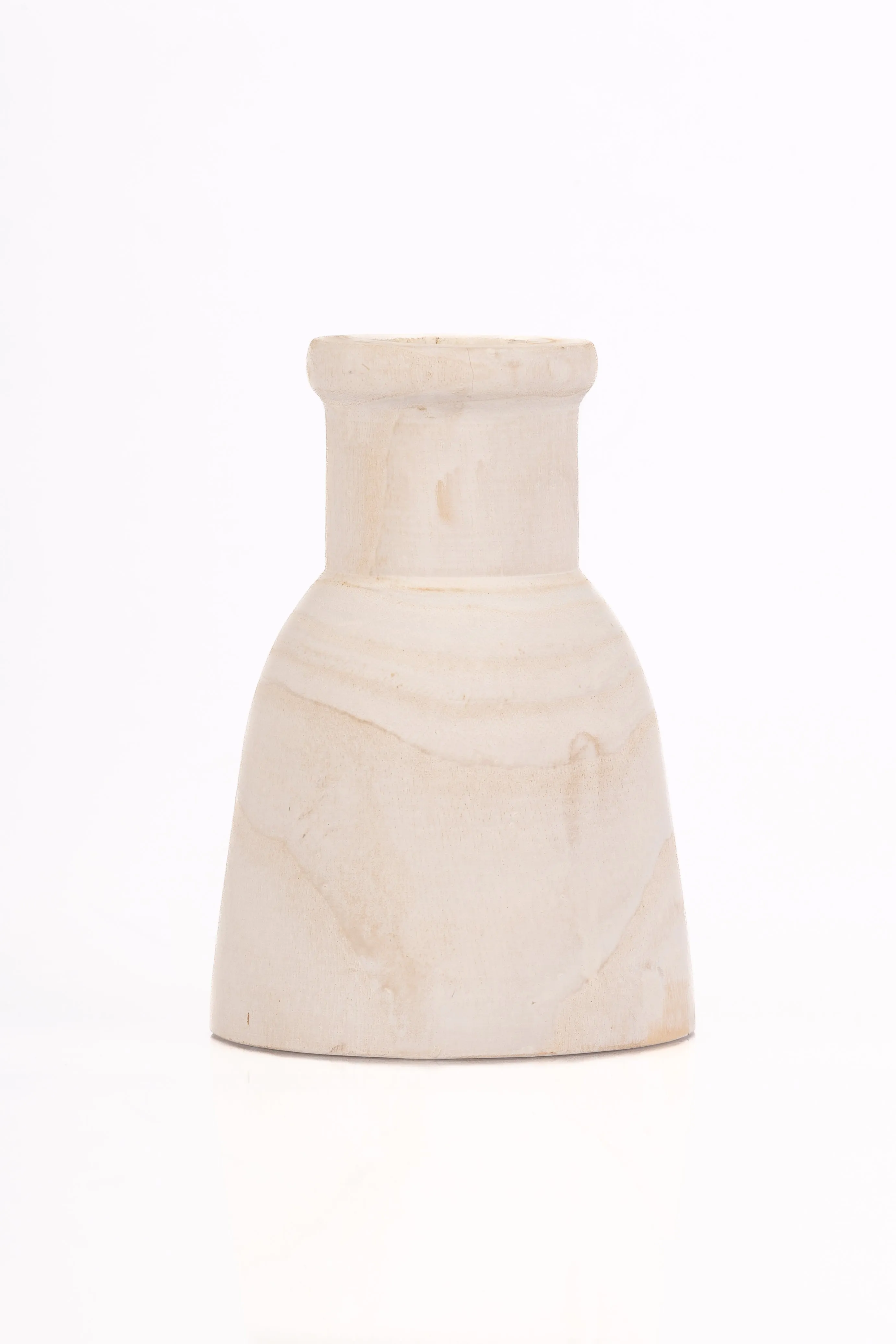 Wood Bottle Vase