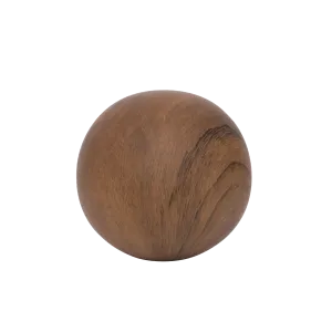 Wood effect decorative ball